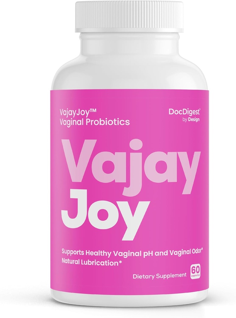 VajayJoy PH Balance Pill -Women Probiotic Vaginal untuk Peraturan PH, Secara klinis Shown untuk memulihkan pH Equilibrium dan Natual Lubribrication- Reduces BV, Infeksi Yeast dan Odor