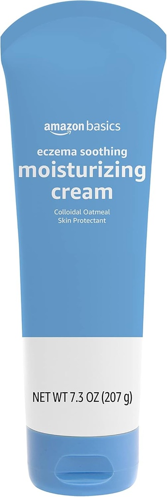 Basics Eczema Soothing Moisturizing Cream with Colloidal Oatmeal, 7.3 ounce (Pack of 1) (Sebelumnya Solimo)