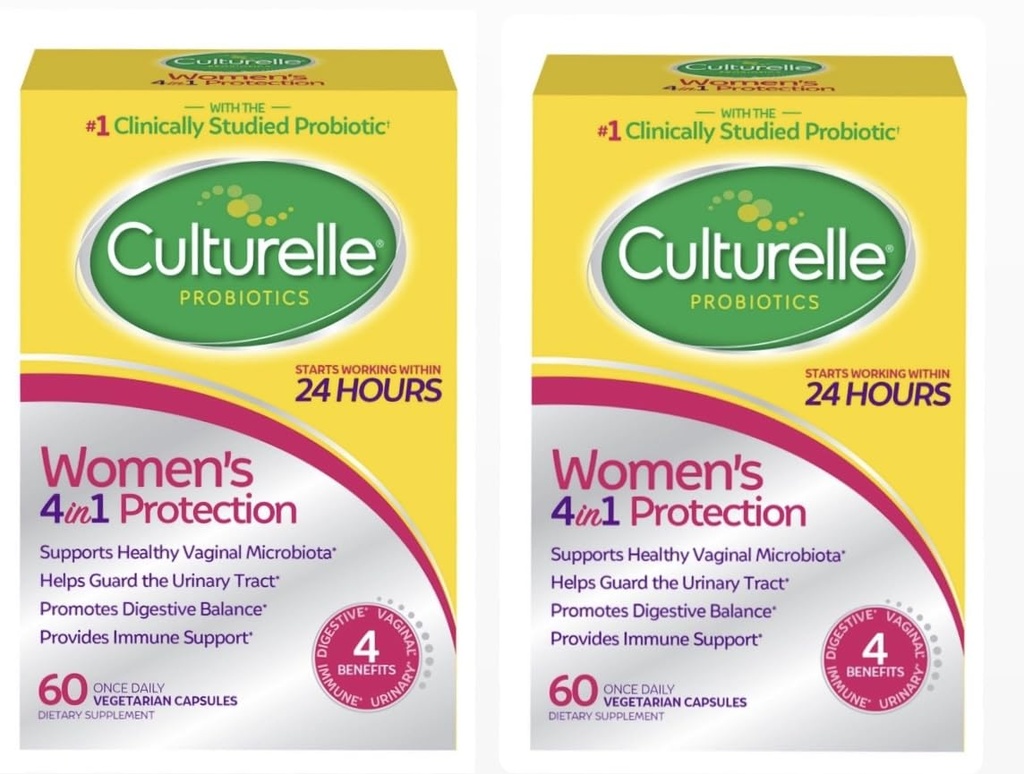 Cultuelle Women 's Healthy Balance Programs for Women - Supports Digeptical, Vaginal and Ammune Health, Occasional Diare, Gas & Bloting - Non-GMO 60ct (2) (2)