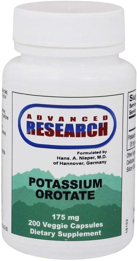 Potassium Orotasi 175 Miligram 200 Veg Capsules
