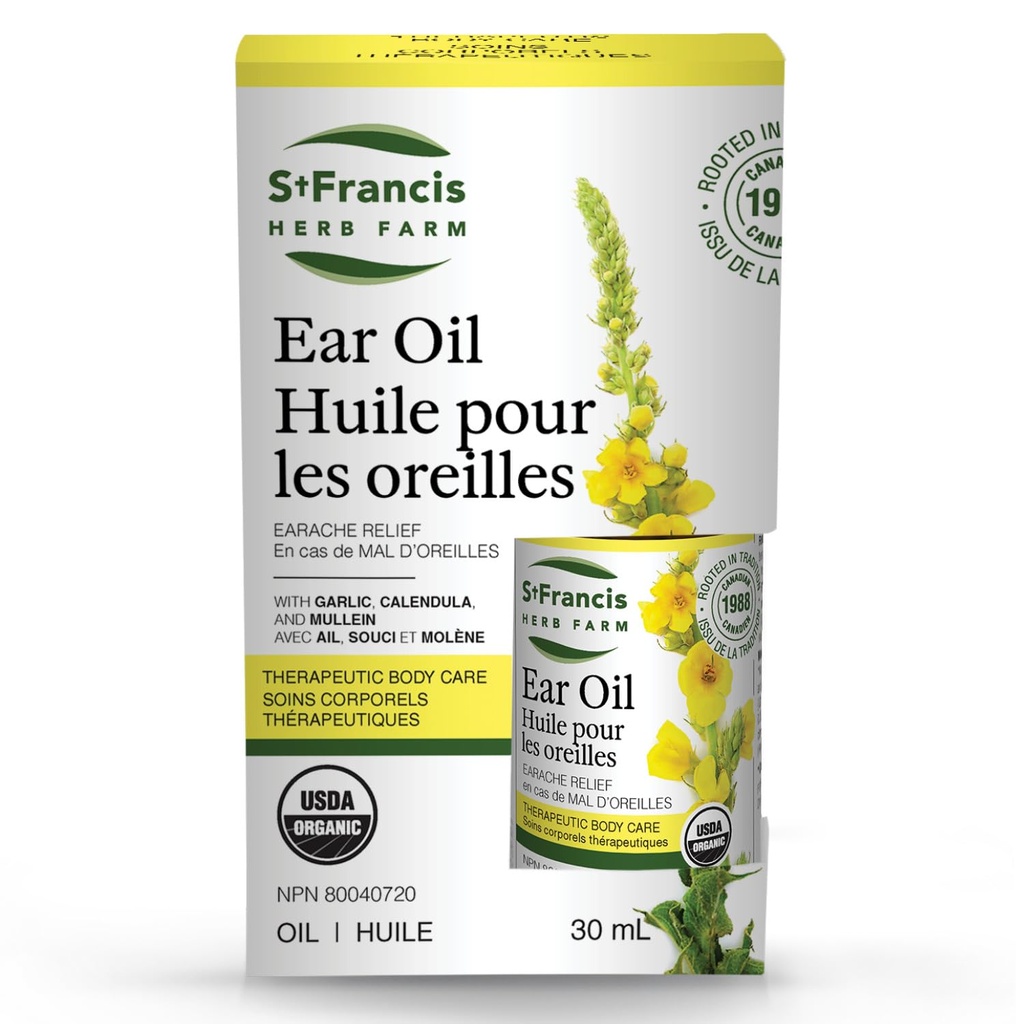 ST FRANClS HERB FARM Organik Ear Oil, 30 ML