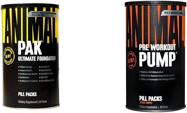 Animal Pak - Convenient All-inone Vitamin & Suplement Pack - Zinc & Pompa