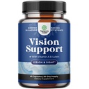 Tambahan Kesehatan Mata Lengkap untuk Dewasa - Lutein 20mg Per Serving Eye Vitamin untuk Tekanan Mata Kering Vision dan Blue Light Protection - Pertumbuhan dengan Beta Carotene Eyes