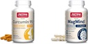 Jarrow Formula Curcumin 95 500mg - Sampai dengan 120 Pelayan (Vevgie Caps) - Turmeric Curcumin Ekstrak & MagMind Brain Kesehatan dengan Magtein (Magnesium L- Thretonate), Dietary Supplemen
