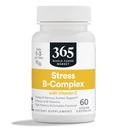 365 oleh Whole Foods Market, Kompleks B- Stress dengan Vitamin C, Dukungan Sistem Energi & Gugup, Vegan, 60 Kapsul