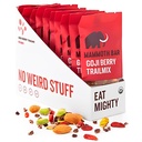 Bar Mammoth Goji Berry Trail Mix - 10 Organik Protein Bars - Prebiotic Paleo Gluten Free Egg Protein (GMO Free Raw Premium Nuts)