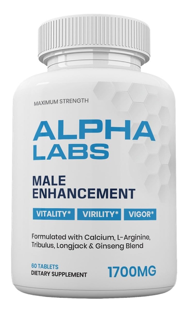 Suplemen Diet Lab Alpha resmi Zonata untuk Pria, Formula Alam untuk Sustain Energi & Performance Levels, Alphalab Ulasan Terbaik (60 Tablet)