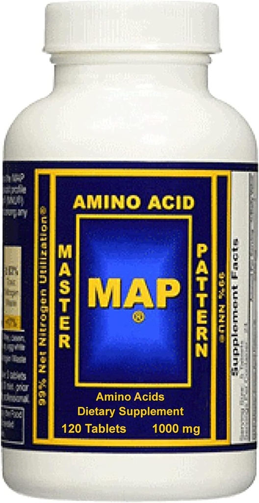 INRC Master Amino Acid Pattern Peta Otot Bangunan Tablet, 360 Cacah
