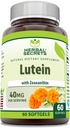 Herbal Secrets Lutein dengan Suplemen Hobxanthin: 124; 40 Mg Per Serving 12.4; 60 Softgels 124; Non-GMO 124; Gluten- Free 124; Made in USA