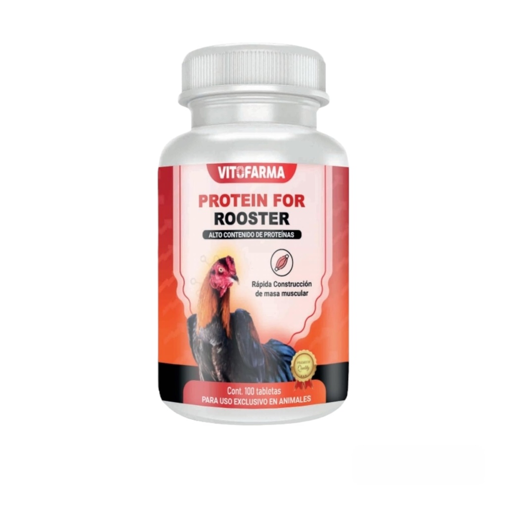 Protein Blend untuk Ayam Rooster - Protina Dasar de Suero de Leche y Albumina de huevo para Gallos 100 tabletas