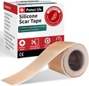 Melindungi Kehidupan Silicone Scar Sheets 1.6 "x 118" Rolls-3M - Tingkat Medis Tape Scar untuk Keloid Bump Removal - Bisa digunakan kembali Tape Silicone Scar Removal Strips, Patch untuk Scar Bedah, C Section