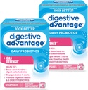Keuntungan Digetical Akting Enzymes + Daily Probiotic Prevent Gas & Break Down Food Particles 32 Count Capsules (2 Pack)