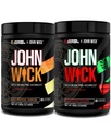 Jacked Factory X John Wick - Wick Mode Pre Workout Powder - Intense Energy, Ready Focus, Unstopment, and Sheer Will - Last Tropical Sunrise & Osaka Cherry Blossom (80 Servings)