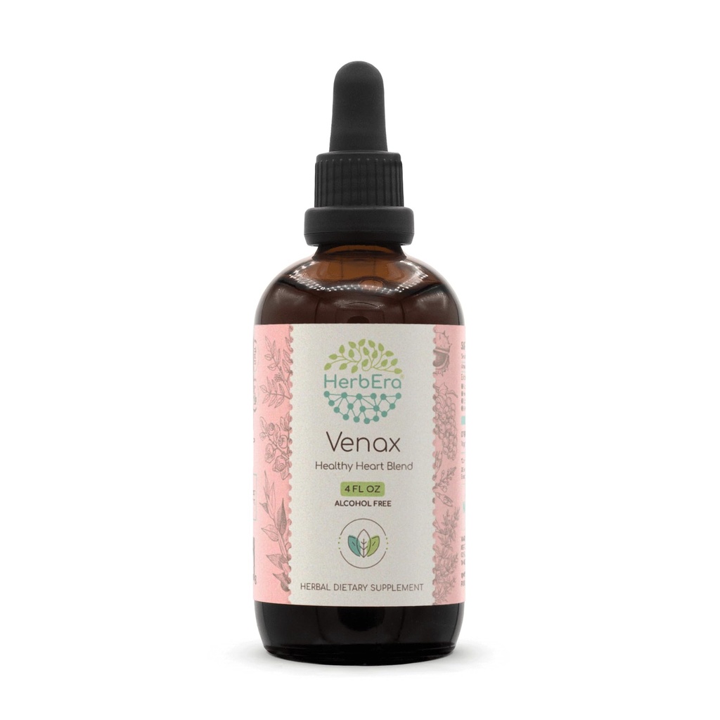 HerbEra Venax B120 Alcohol- Free Extract Taincture, concentculgered Liquid Drops: