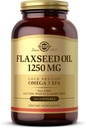 Solgar Flaxseed Oil 1250 mg, 100 Softgels - Organik, Cold- Tertekan Omega 3 Estiventy Acids - Dukungan Hati, Imune & Skin Health - NON-GMO, Gluten Free, Dairy Free - 50 Hamba