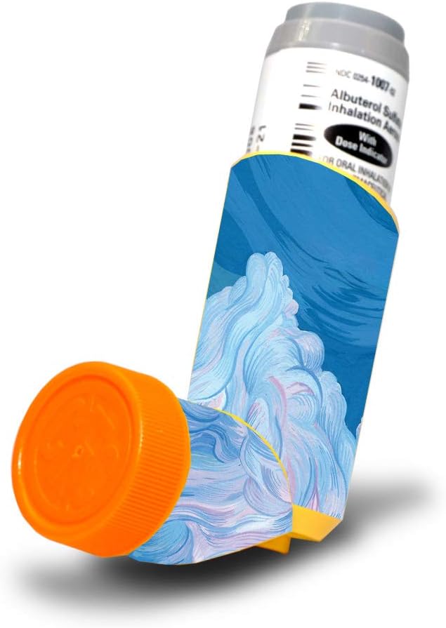 MightySkins Skin for Proventil HFA Asthma Inhaler - Drops 144; Protect, Durable, and Unique Vinyl Decal wrap Cover Nine 124; Easy to Terapkan, Hapus, dan Ubah Styles 124; Made in USA