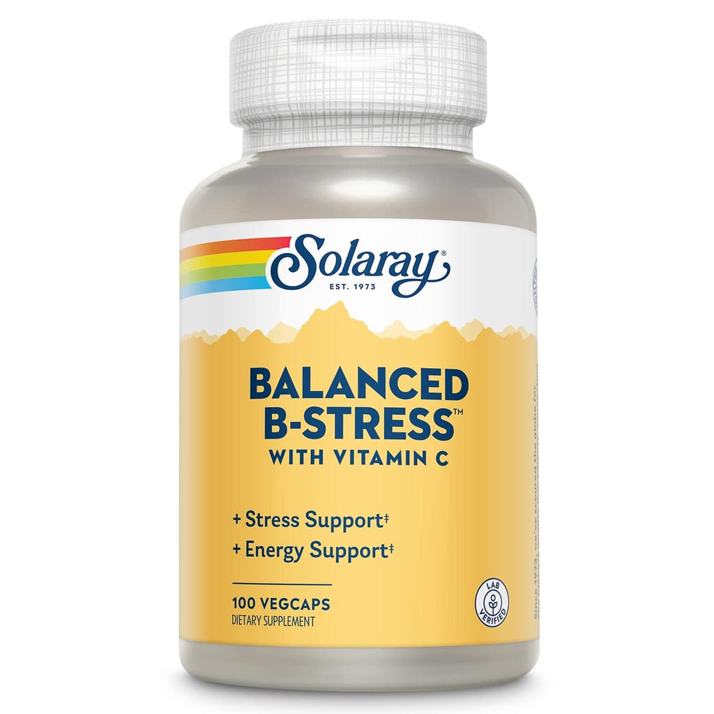 SOLARAY B- Stres Supplement = 124; 100 Cacah