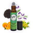 Wild Essentials Motion Ease Oil Roll On, 10ml Motion Sickness, Nausea, Upset Stomach, Vertigo, Dizzy, Seasick, Carsick, Made with Organik Jojoba Oil, Ready to Use, Moisturizer, All Natural
