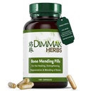Sertifikasi Pill Mending Bone Organic oleh Dimmak Herbs, Sone Fracture Healing Supplement, Bone Strengthening Pill, Chinese Medicine Herbs - 100 caps 500mg