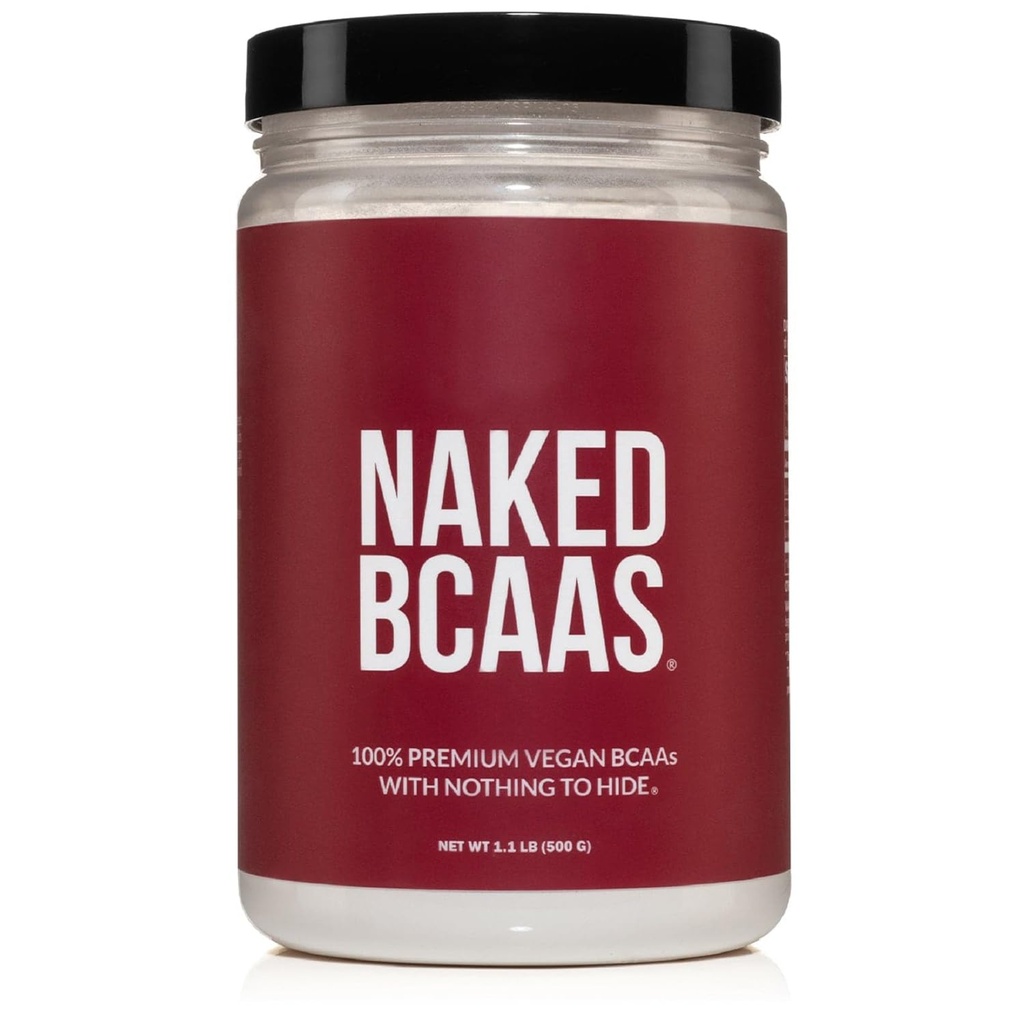 NADYD BCAAS Amino Acids Powder, Only 1 Ingredies, Pure 2: 1 Formula, Vegan Unflasheed Chain Amino Acids, Instantized All Natural BCAA Suplemen - 500 Grams, 100 Servis