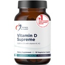 Desain untuk Health Vitamin D Supreme - Vitamin D 5000 IU dengan 2000mcg Vitamin K sebagai MK4 untuk Kesehatan Tulang, Kesehatan Hati, Mood & Imune Dukungan - Vitamin D3 Diaktifkan dengan GG Suplemen (30 Kapsul)