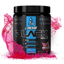 EFlow Nutrection Enrage Black High Stimulant Pre Workout Suplement - Pretraining Powder to Boost Energy, Pumps and Power - 4 Flavors (30 Pelayan) (Sour Black Cherry)