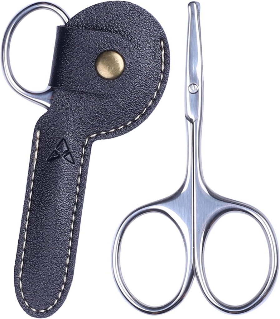 3.75 "Hidung Gunting Rambut, Round Tip Kecil Gunting Kumis Untuk Pemotong Pria