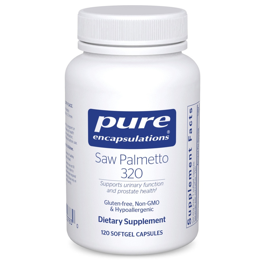 Ensulations Murni Saw Palmetto 320 - Fatty Acids & Other Esculity Nutrients to Dukung Metabolisme & Urinary Fungsi - dengan Saw Palmetto Extract - 120 Softgel Capsules
