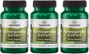 Swanson Ashwagandha Extract-Natural Suplemen Memproyeksikan Respon Stres Sehat, Energi Dukungan & Saraf Sistem Gugup - Ayurvedic Support for Natural Wells- (60 Capsules, 450mg Masing-masing) (3 Paket)