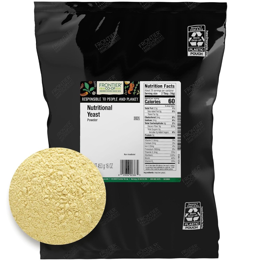 Frontier Co-op Powder Nutonasional Yeast 1lb