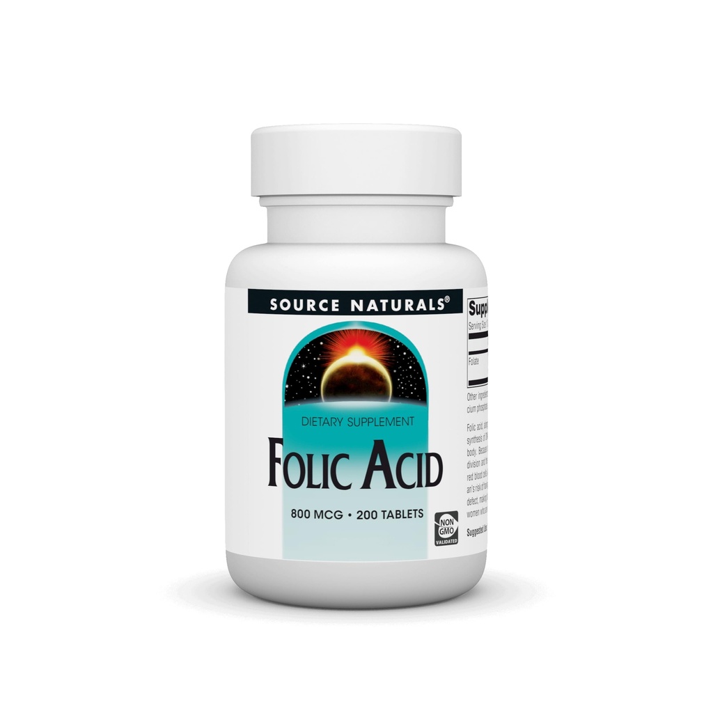 Sumber Asam Folic Acid 800 Mcg Tablet, 200 Cacah