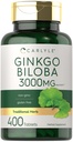 Carlyle Ginkgo Biloba 3000mg 124; 400 Tablet 126; Non- Gluten Free Herbal Suplemen