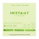 Hidration Instant Electrolytes Powder Pawder - Lemon Lime Drink Mix - Zero Sugar - Keto, Vegan, Gluten- Free, Non- GMO - Boost Recovery, Brain Health, Muscle & Tease Pasokan - 30 Tongkat