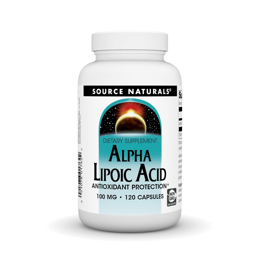 Sumber: Alpha Lipoic Acid 100 mg Mendukung Kesehatan Sugar Metabolism, Generasi Fungsi & Energi Liver - 120 Kapsul