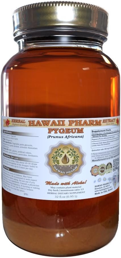 Hawaiian Pharm Autygeum Cair Extract, Aboygeum (Oraygeum Africanum) Tincture, Herbal Suplemen, Dibuat di Amerika Serikat, 32 fl.oz