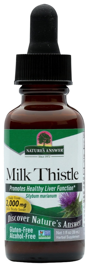 Nature 's Response Milk Thistle Extract 126; Memroses Healthy Liver Function 124; Cleanse and Detox Supplement 14; Non-GMO, Kosher Cerdened & Glutenz Bebas 1oz