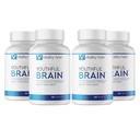 Otak Muda 4 Botol Bundle - Dukungan Kesehatan Memory & Otak - Kejelasan Brain Booster dengan Bacopa Monnieri, Ginkgo Biloba, Persediaan B120 Hari (240 Count)