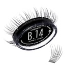 Lashify Bold 14mm Gossamer DIY Eyelash Extensions Refill, Black, Easy False Eyelares for a Natural Look