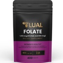 Suplemen LUAL Flile untuk Pregnancy Perempuan 124; Acido Folico para Embarazada Pendukung Dietary 1,333 mcg DFE (Folic Aciid 800 mcg) 400 Cacah
