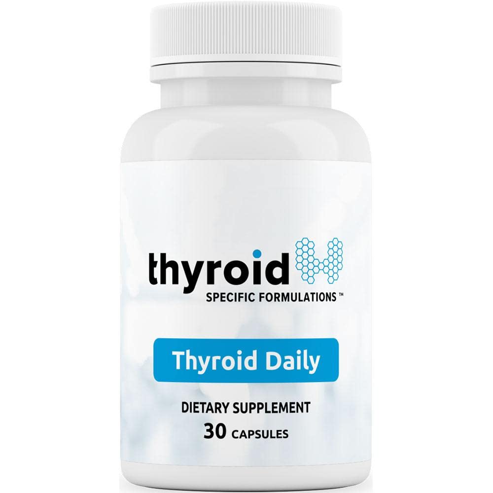 "The First Nutrient Complete Multi Designed for Optimal Thyroid Health". Tiroid Daily adalah Iodin Free w / 19 Thyroid Daily Estivents Nutres for Thyroid Support.