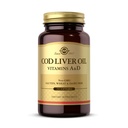Solgar Cod Liver Oil - 250 Softgels - Menyediakan Vitamin A & D - Non-GMO, Gluten Free - 250 Servings