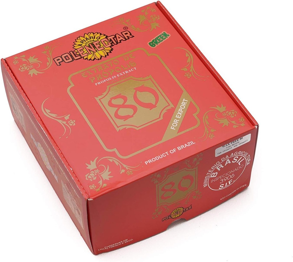 Brasil Green Bee Propolis Ekstrak Wax Bebas 80 (30ml) - 24 Botol