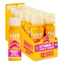 Vitamin C + Imune Vitamin Vitamin Vive, Cold- Menekan Turmeric, Ginger & Acerola Cherry, Gluten Free, Vegan, Imunity Boost Vitamin C, 2 Fl Oz (Paket 12)