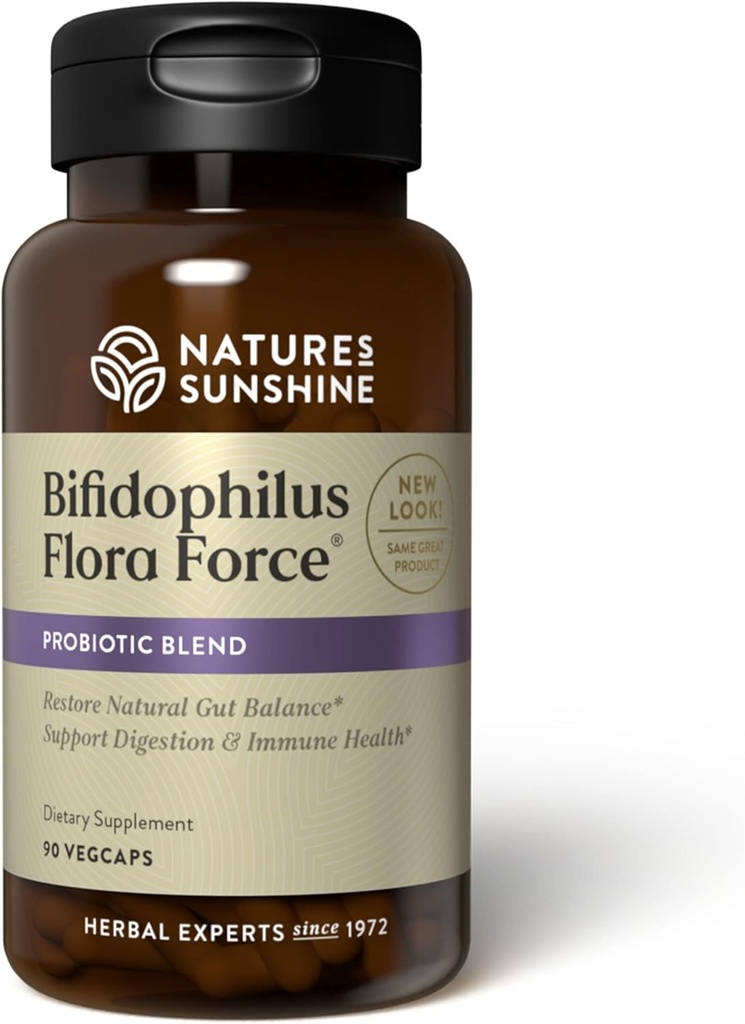 Nature 's Sunshine Bifidophilus Flora Force 90 Capsules