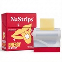 Nutstrips ♪ Fast- Dissoling Energy Strips with 50mg Caffeine, L-Theanine & Vitamin B12 - Instant Energy & Focus Without Jitters atau Crash - Works Faster Than Coffee - Soothing Cinnamon (30 Pack)