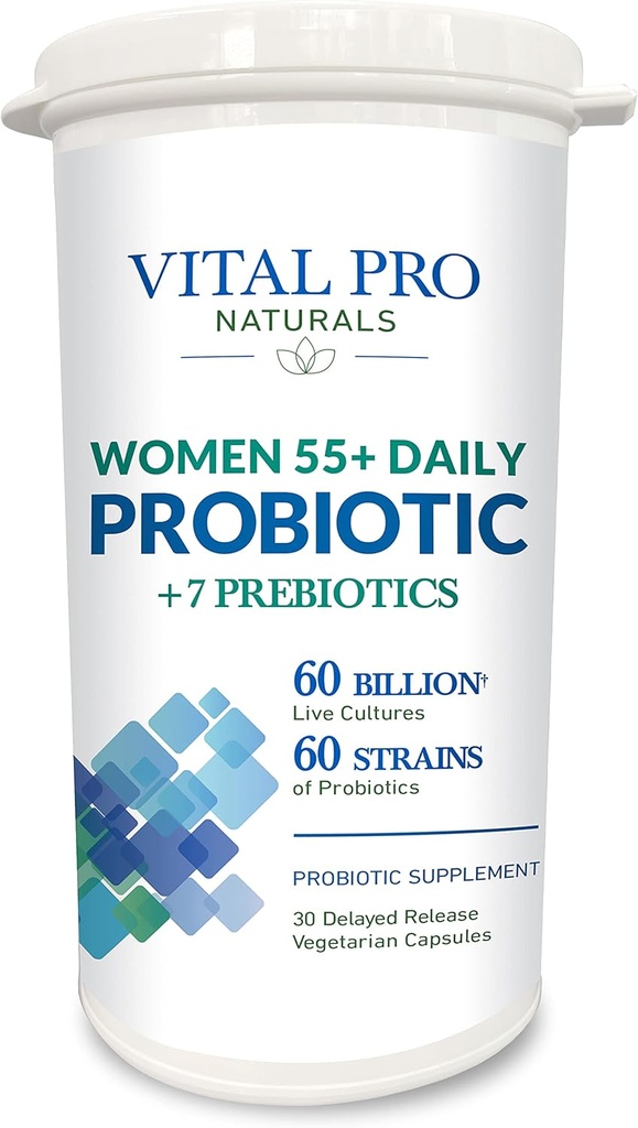 Vital Pro Resultals - Perempuan 55 + Daily Probiotic Plus Pregnant 30 Capsules