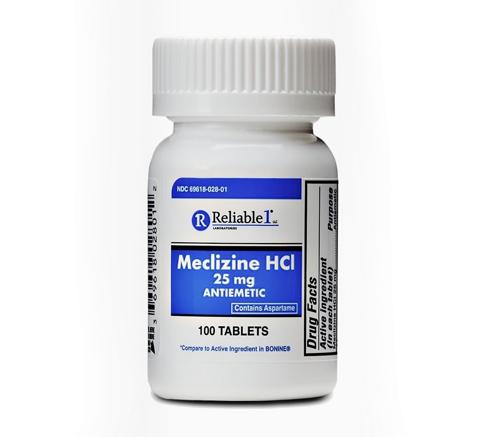 Revable - 1 Laboratorium Mecklin HCL 25mg 100 tablet (1 Botol)