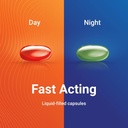 AXIV Day & Night Cold & Flu Medicine Combo Pack Softgels, Daytime Relief for Headache, Fever, Sore Throat, Minor Aches & Pains, & Cuugh, 72 Softgels