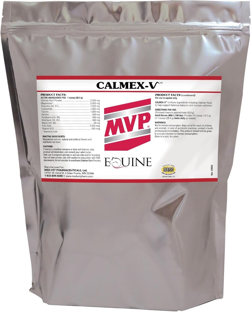 Calmex-V (5 lb) Calming Dukungan untuk Kuda.