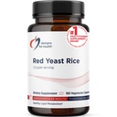 Design untuk Synergy Kesehatan RYR - Red Yeast Rice Supplement - 1200mg Rice Merah Yeast + CoQ10 untuk mendukung Kesehatan Kardiovaskular + Pemeliharaan Levels Lipid dalam Rentang Normal (120 Katup)